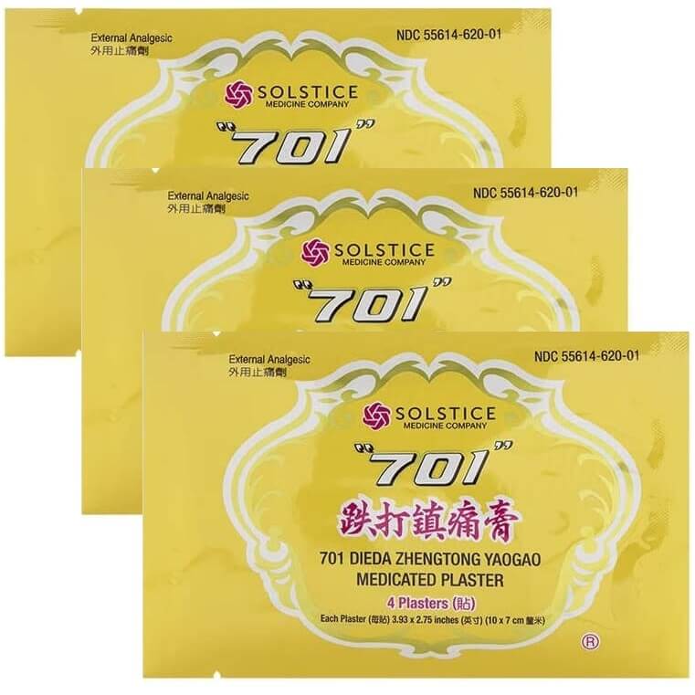 701 Dieda Zhengtong Gao Medicated Plasters (12 Plasters) - Buy at New Green Nutrition