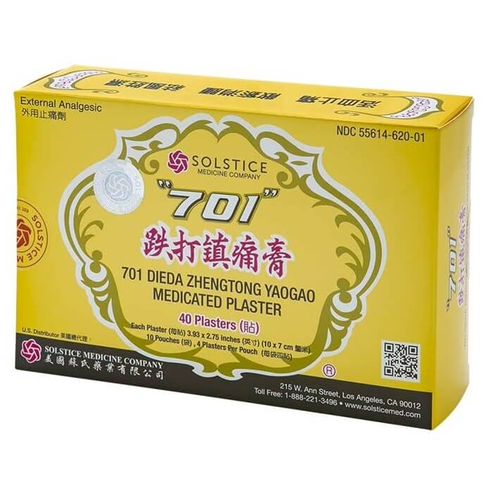 701 Dieda Zhengtong Gao Medicated Plasters (40 Plasters) - Buy at New Green Nutrition