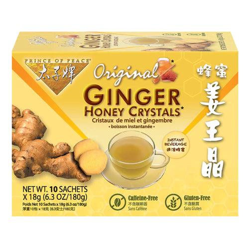 Prince of Peace Instant Ginger Honey Crystals (10 sachets) - Buy at New Green Nutrition