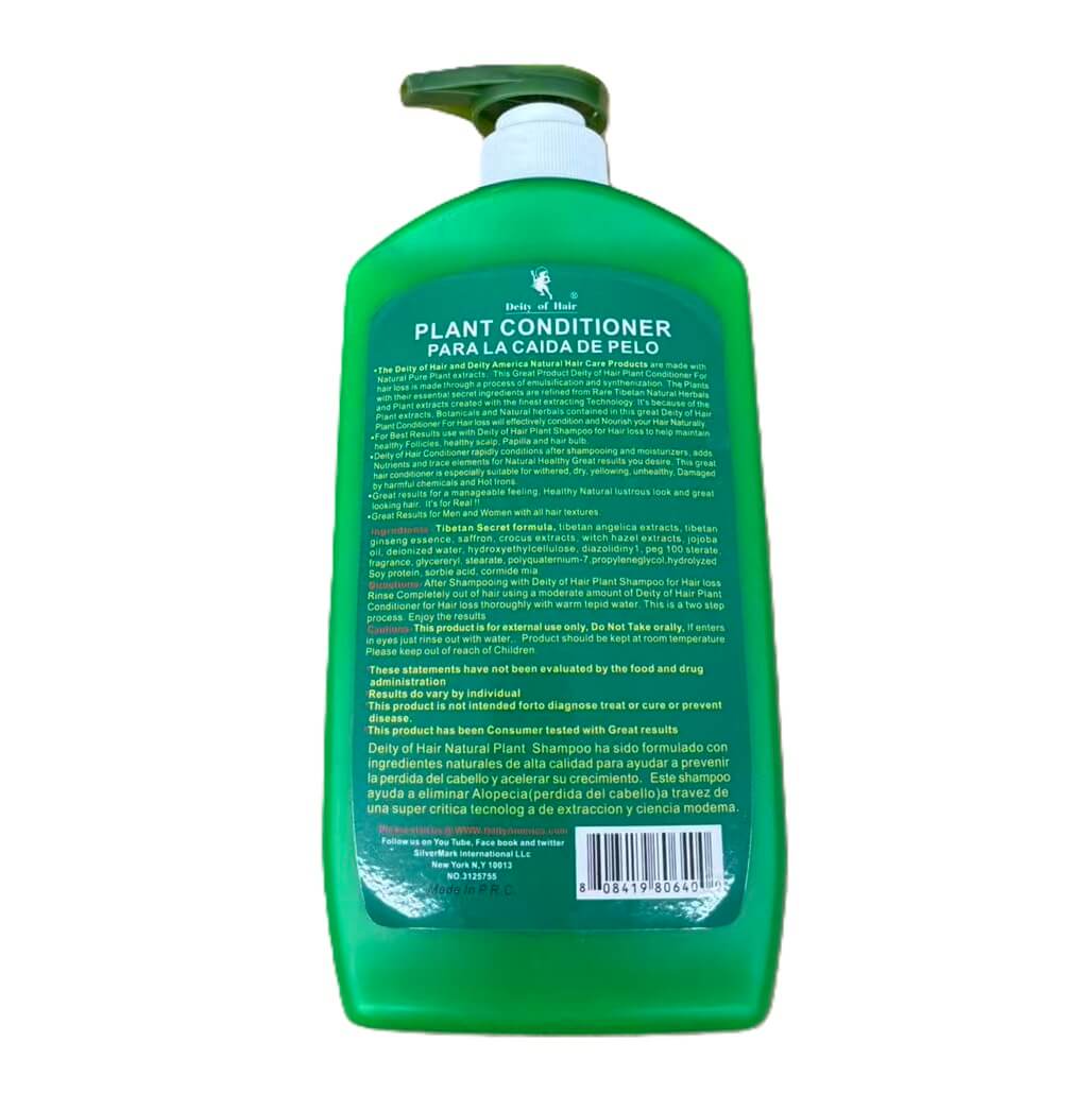 Deity of Hair Plant Conditioner for Hair Loss Large Size (28.1oz) Buy at New Green Nutrition