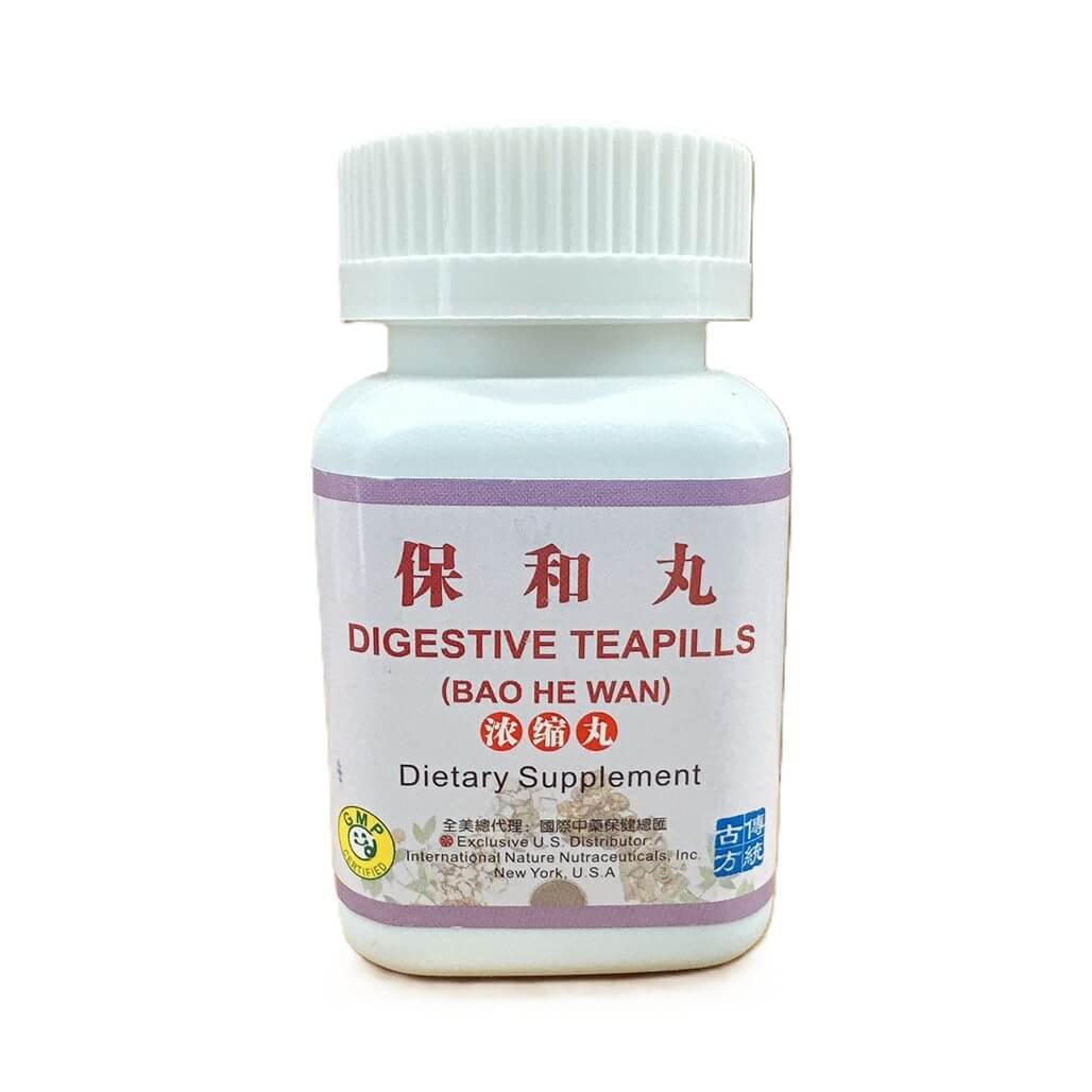 Digestive Teapills (Bao He Wan) Extra Concentrated (200 Pills) - Buy at New Green Nutrition