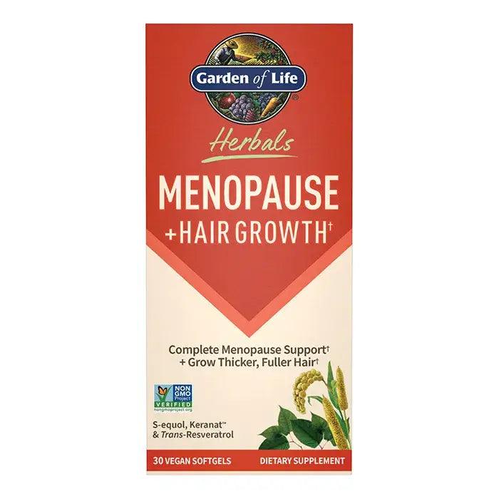 Gaden of Life Herbals Menopause + Hair Growth (30 Vegan Softgels) - Buy at New Green Nutrition