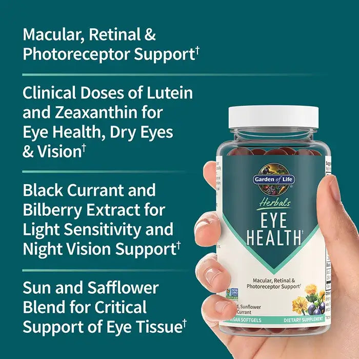 Garden of Life Herbals Eye Health (30 Vegan Softgels) - Buy at New Green Nutrition