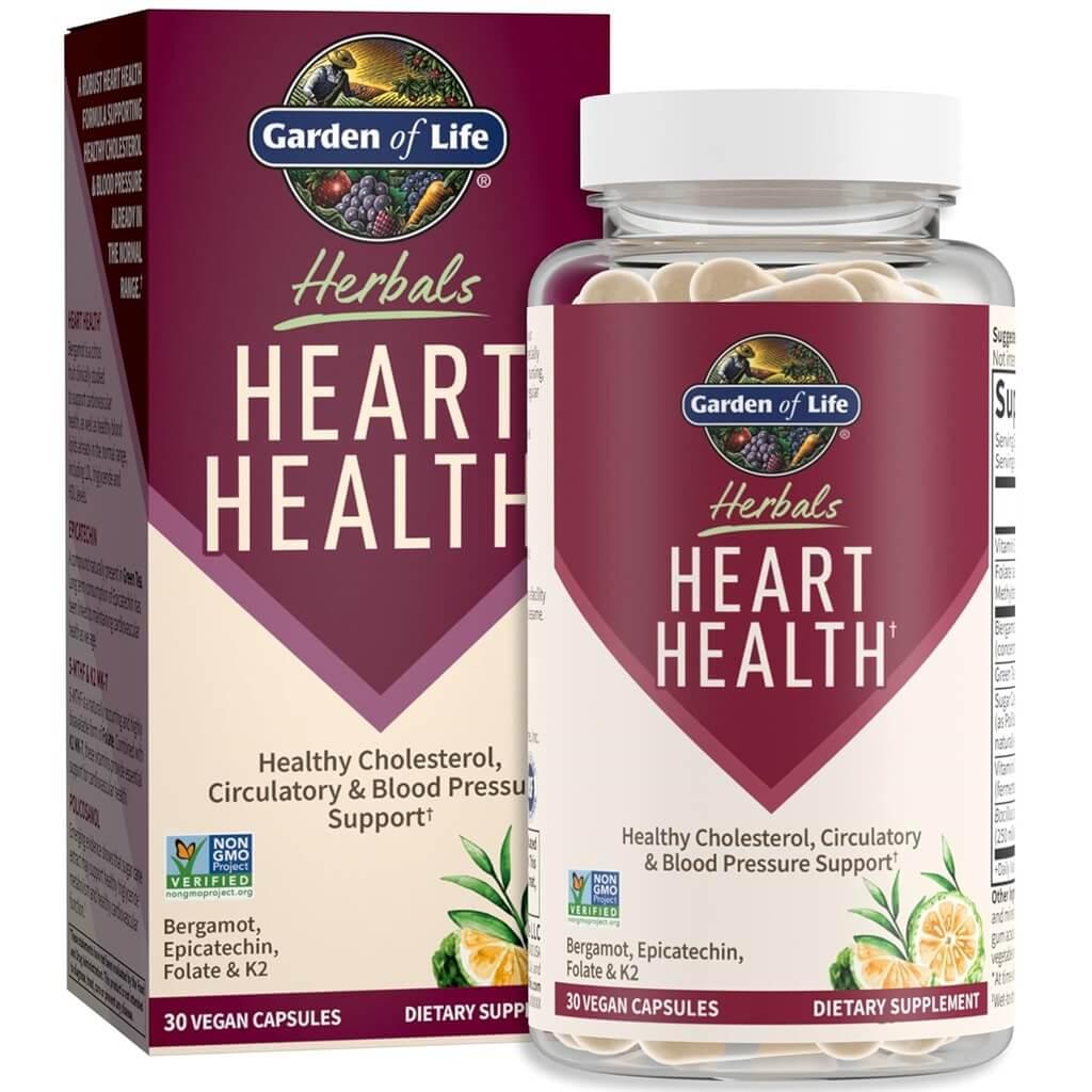 Garden of Life Herbals Heart Health (30 Capsules) - Buy at New Green Nutrition