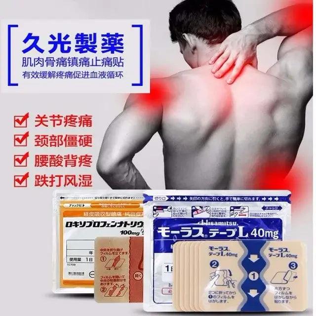 Hisamitsu Mohrus Tape L 40mg Muscle Pain Relief Patch (7 Patches) - 2 Sets