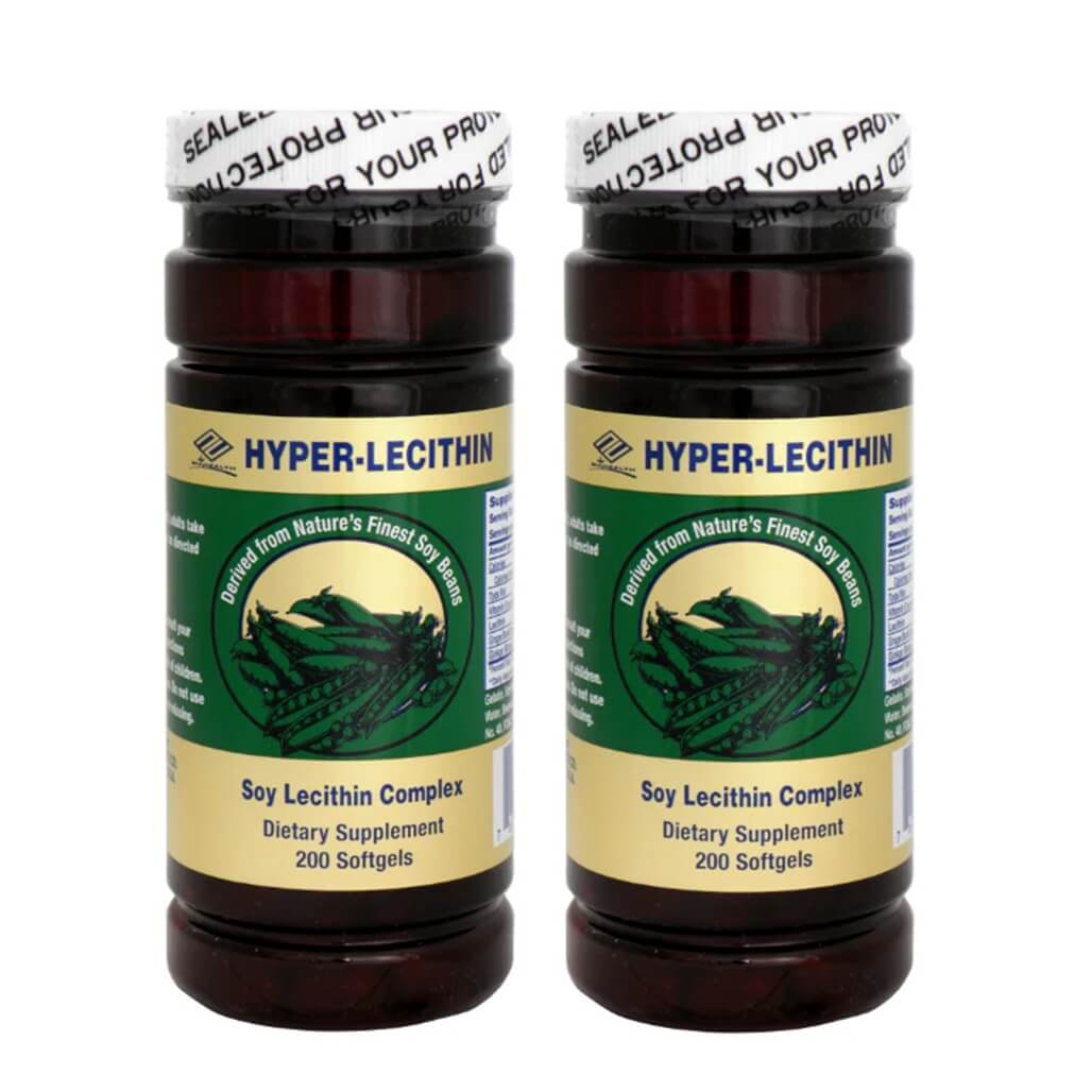 2 Bottles of Hyper Lecithin+Ginkgo+OPC+Vitamin E (200 Softgels) - Buy at New Green Nutrition