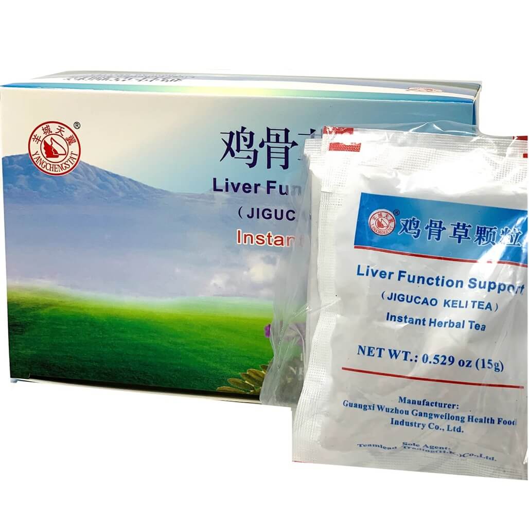 Liver Function Support, Jigucao Keli Herbal Tea (10 Sachets) - Buy at New Green Nutrition