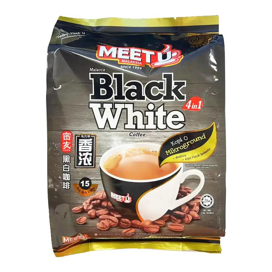 Meet U Black White Coffee 4 In 1 Coffee (15 Packs)