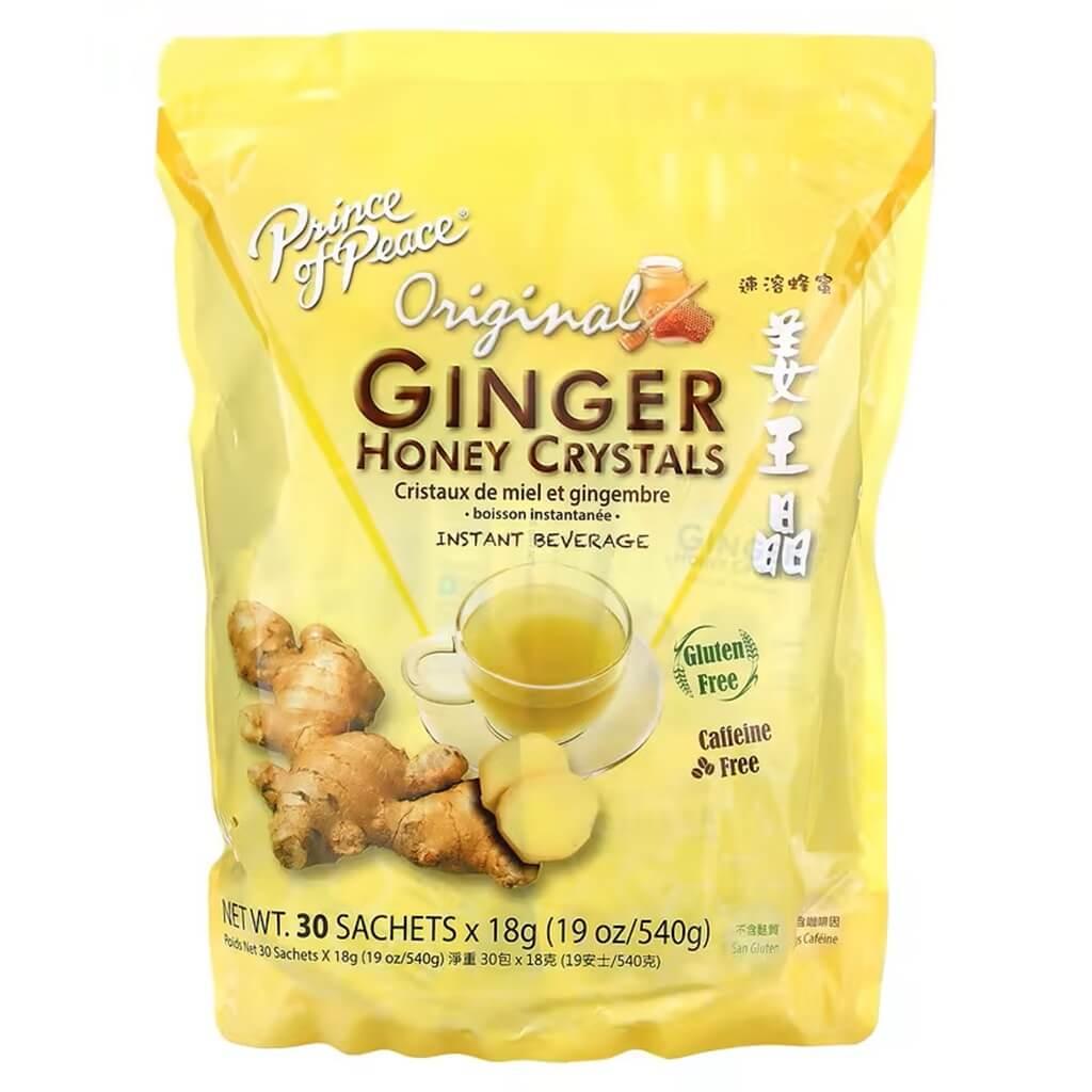 Prince of Peace Instant Ginger Honey Crystals (30 Sachets) - Buy at New Green Nutrition