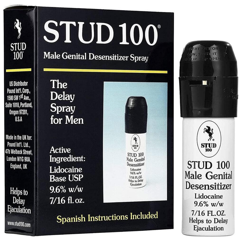 Stud 100 Male Genital Desensitizer Spray (7/16 Fl. Ounce) - Buy at New Green Nutrition