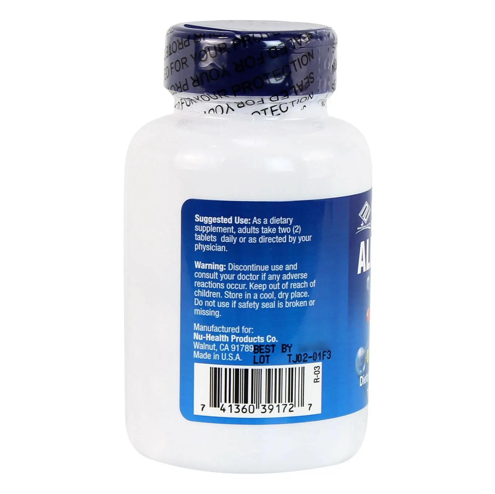 Nu Health Super Albumin (100 Tablets) - Buy at New Green Nutrition