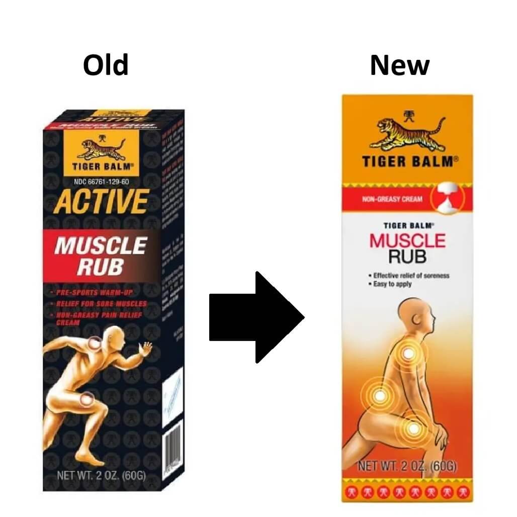 2 Boxes of Tiger Balm Active Muscle Rub, Non-Greasy (2oz.) - Buy at New Green Nutrition