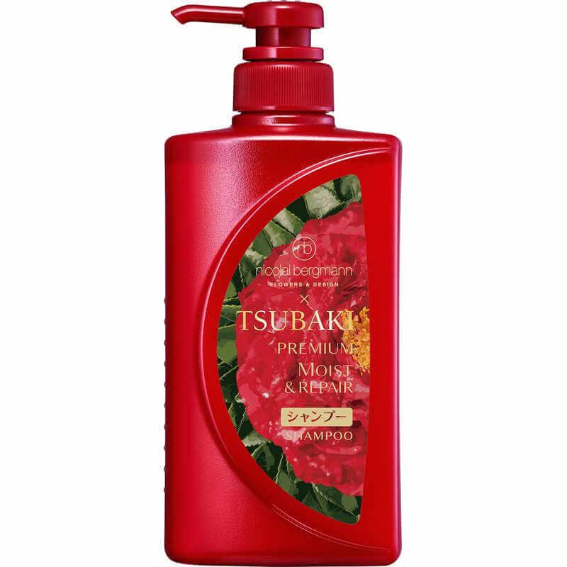 Shiseido Tsubaki Premium Moist Hair & Repair Care Set, Shampoo (490ml) & Conditioner (490ml) Limited Edition