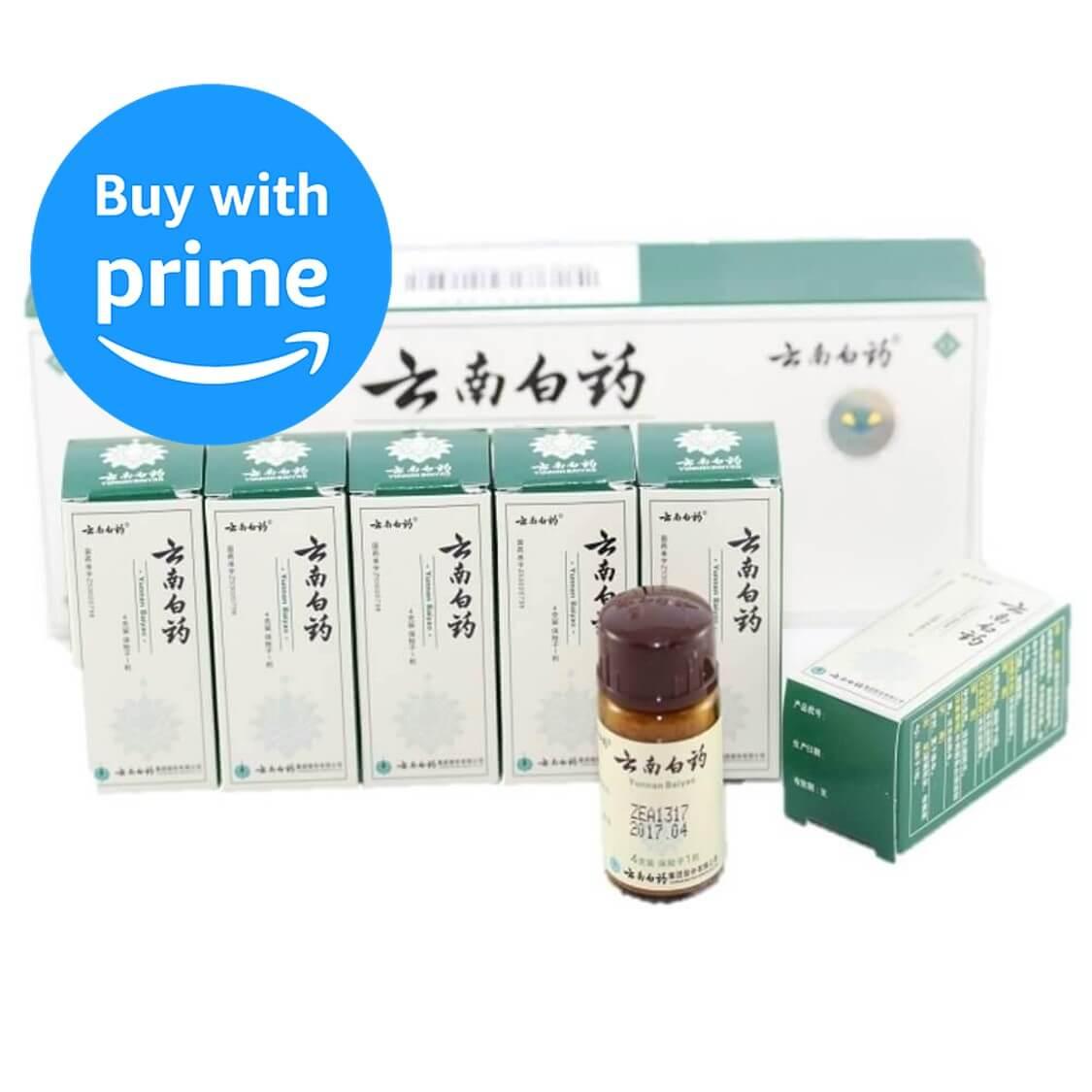 6 Boxes of Yunnan Baiyao Powder (4 Grams) - Buy at New Green Nutrition