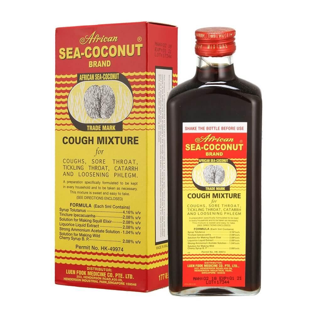 African Sea-Coconut Herbal Cough Mixture (177 ML) - Buy at New Green Nutrition