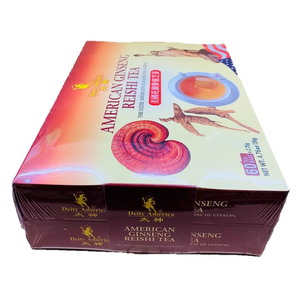American Ginseng Reishi Tea (60 Tea Bags) - Buy at New Green Nutrition