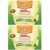 American Health Ester-C 1000MG Plus Electrolytes Natural Lemon Lime (21 Packets) - 2 Boxes