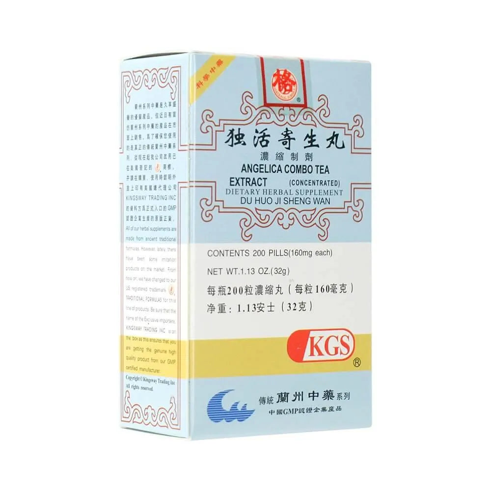 Angelica Combo Tea Extract (Du Huo Ji Sheng Wan)160mg (200 Pills) - Buy at New Green Nutrition
