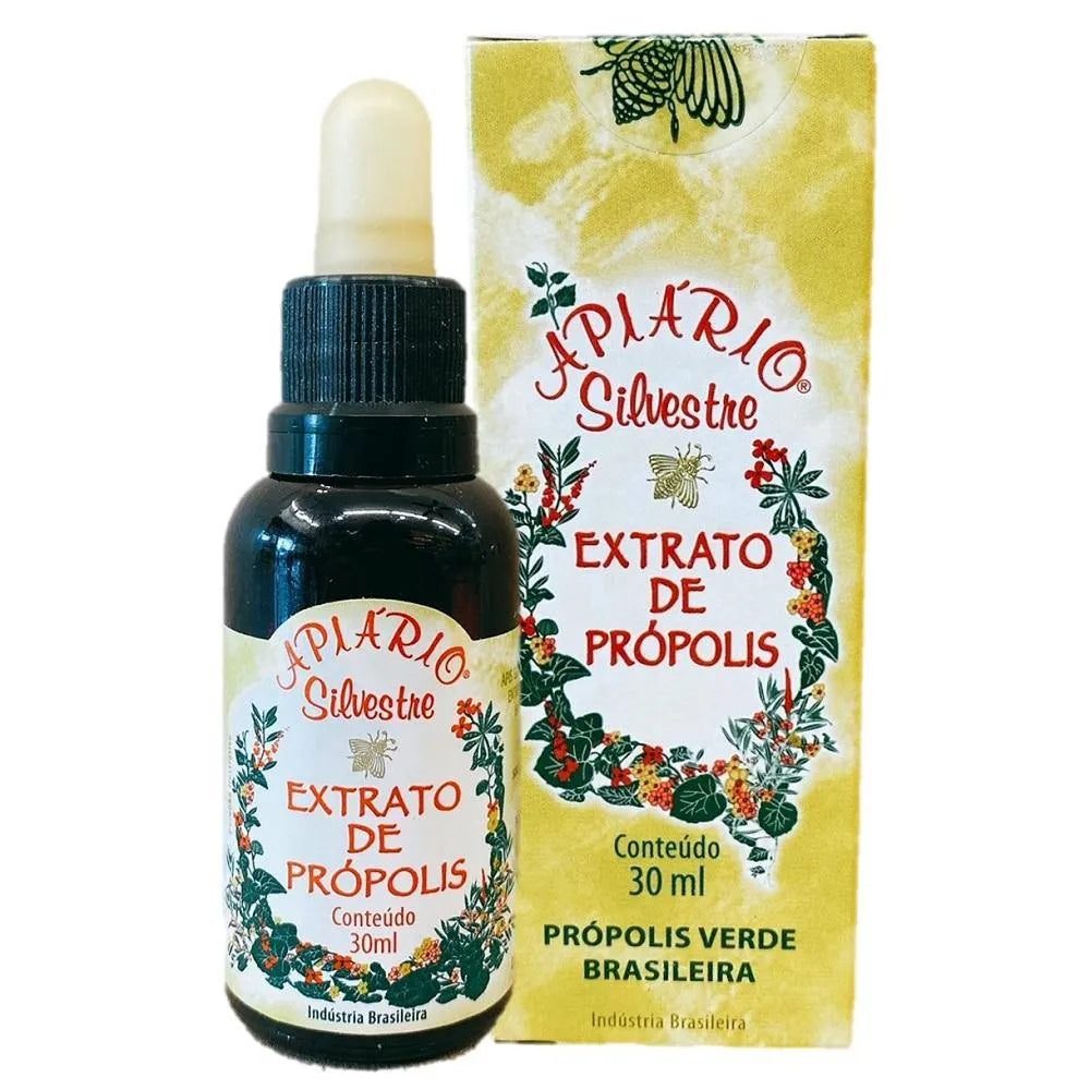 Apiario Silvestre Brazilian Green Bee Propolis Traditional Extract (30 ml) - Buy at New Green Nutrition