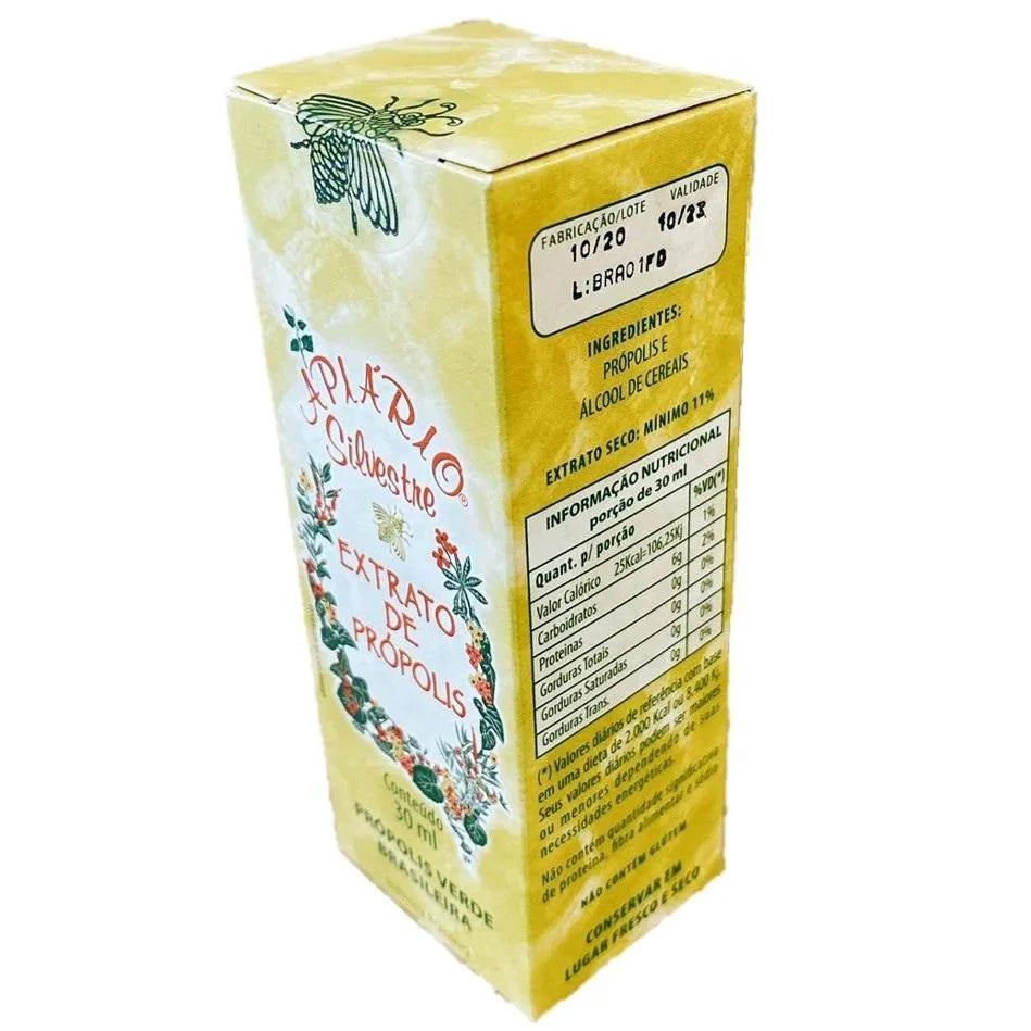 Apiario Silvestre Brazilian Green Bee Propolis Traditional Extract (30 ml) - Buy at New Green Nutrition