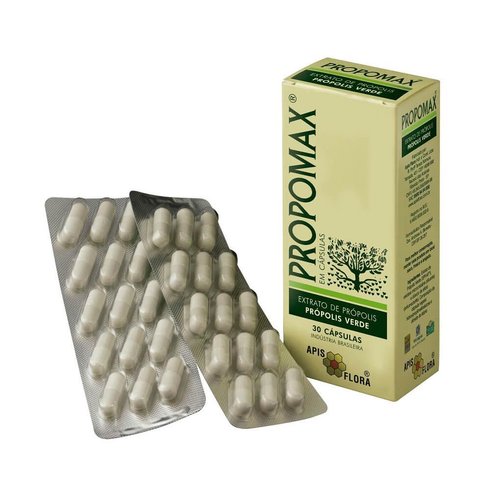 Apis Flora Propomax 310mg Green Bee Propolis Capsules (30 Capsules) - Buy at New Green Nutrition
