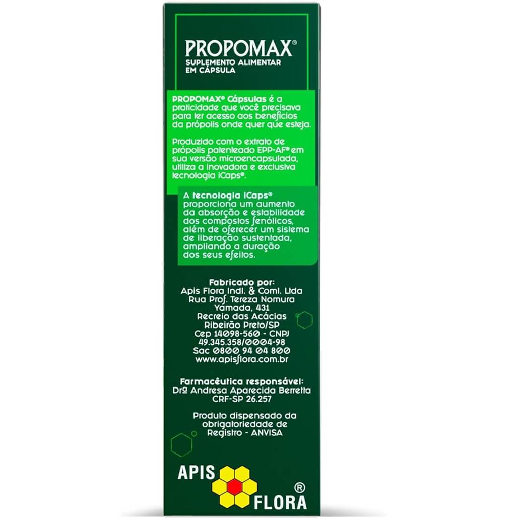 Apis Flora Propomax 310mg Green Bee Propolis Capsules (30 Capsules) - Buy at New Green Nutrition