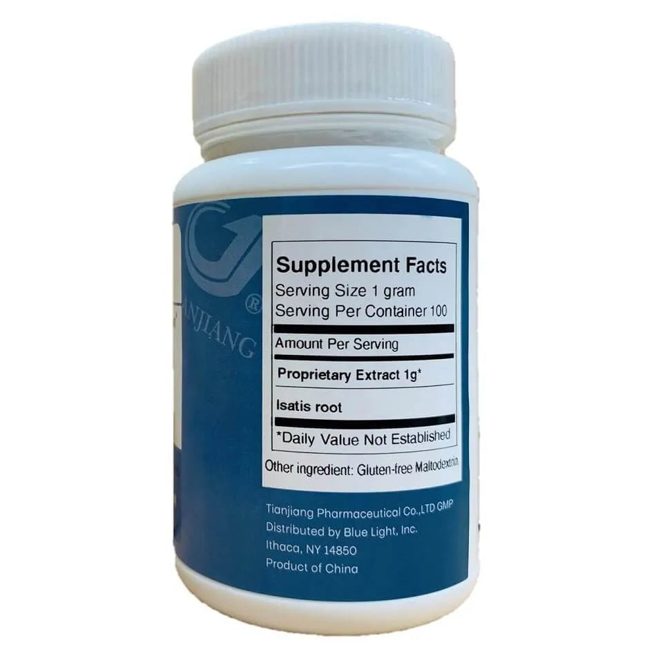 Ban Lan Gen (Isatis Root) Granules 5:1 Concentration (100 Grams) - Buy at New Green Nutrition
