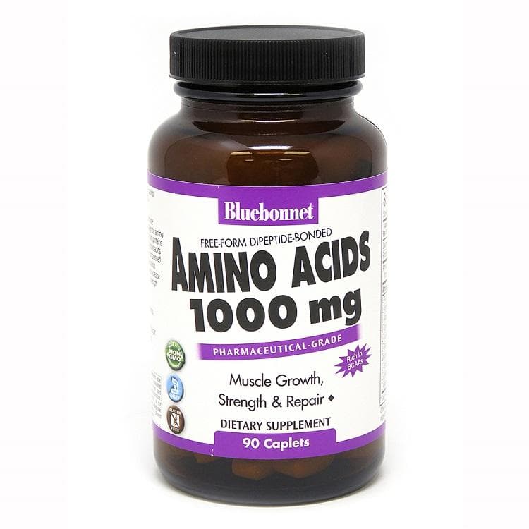 Bluebonnet Amino Acids 1000 mg (90 Veggie Capsules) - Buy at New Green Nutrition