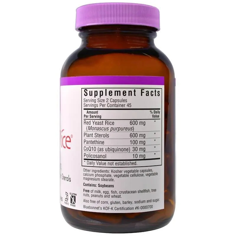 Bluebonnet CholesteRice (90 Veggie Capsules) - Buy at New Green Nutrition