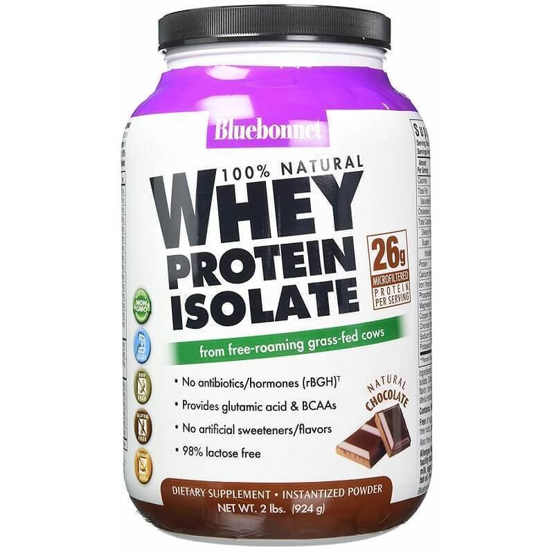 Bluebonnet Nutrition Whey Protein Isolate Chocolate Flavor (2 lbs) - Buy at New Green Nutrition