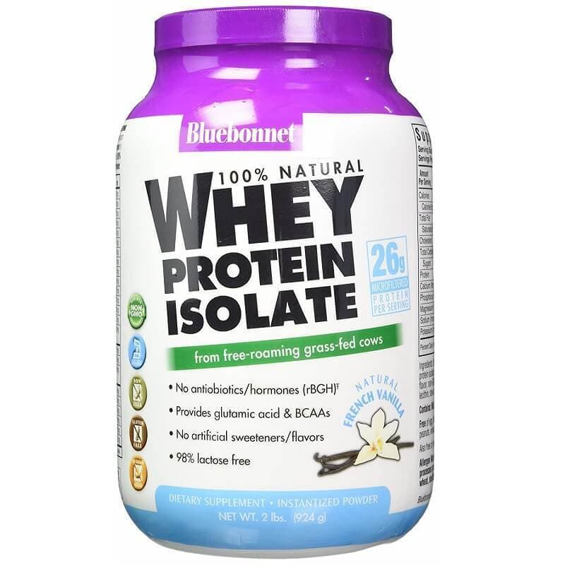 Bluebonnet Nutrition Whey Protein Isolate Natural French Vanilla (2 lbs) - Buy at New Green Nutrition