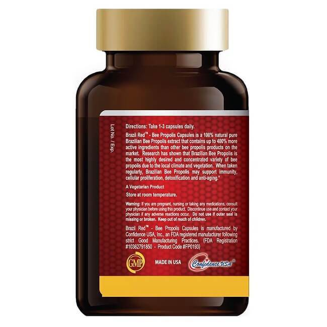 Brazil Red Bee High Concentrate Propolis (120 Capsules) - Buy at New Green Nutrition