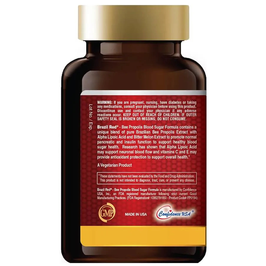 Brazil Red Bee Propolis with Bitter Melon (120 Veggie Capsules) - Buy at New Green Nutrition