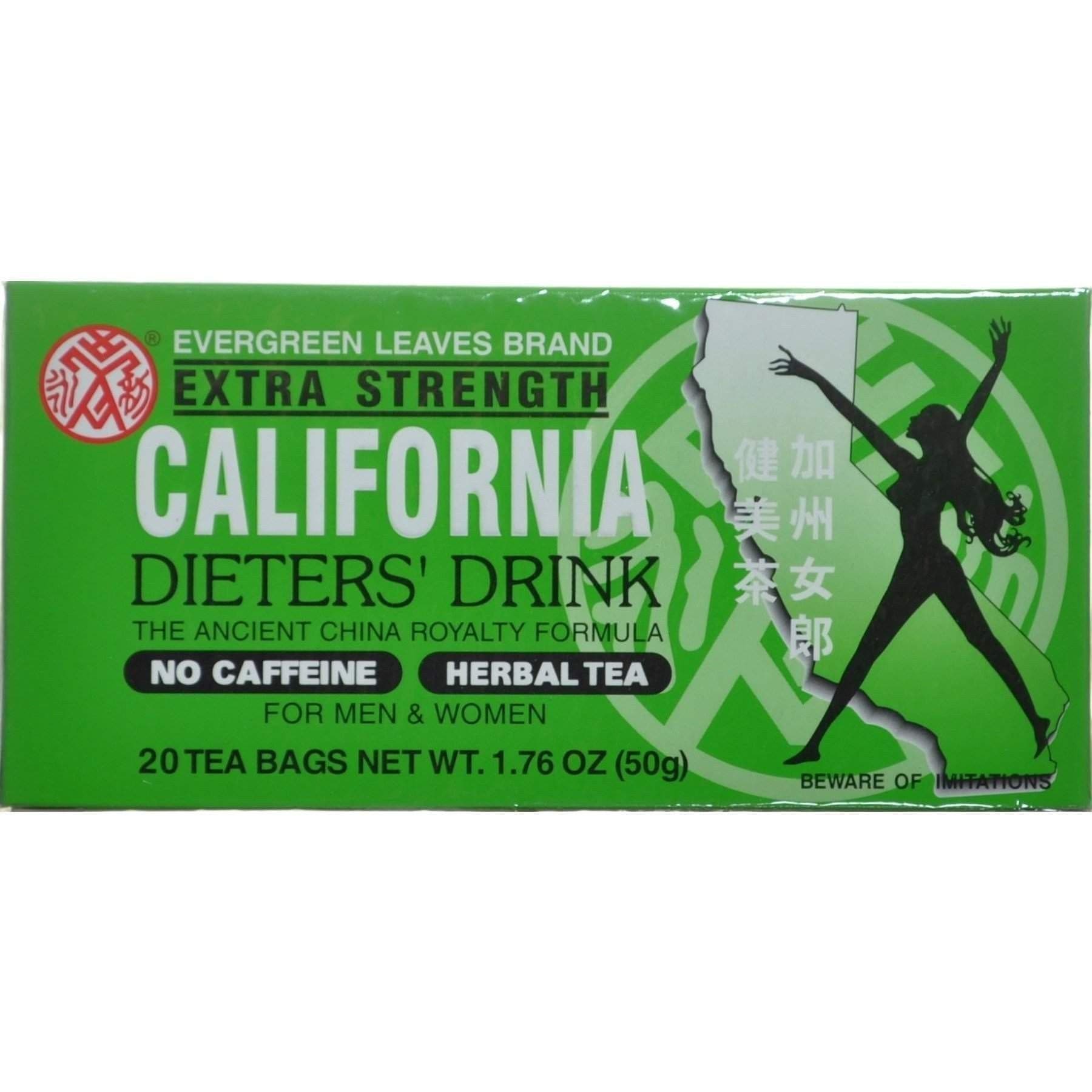 California Dieters' Tea, Extra Strength (20 Tea Bags) - Buy at New Green Nutrition