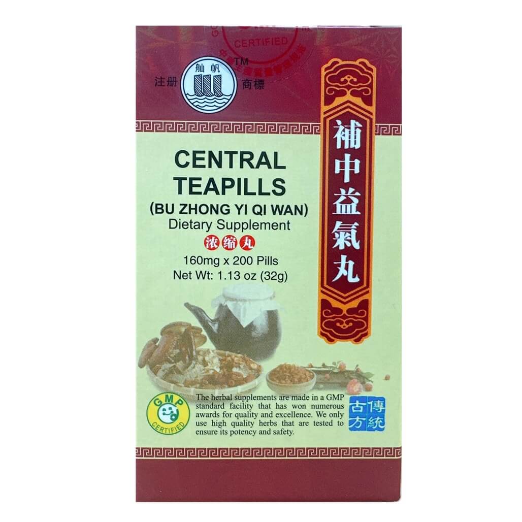 Central Teapills (Bu Zhong Yi Qi Wan) Extra Concentrated (200 Pills) - Buy at New Green Nutrition