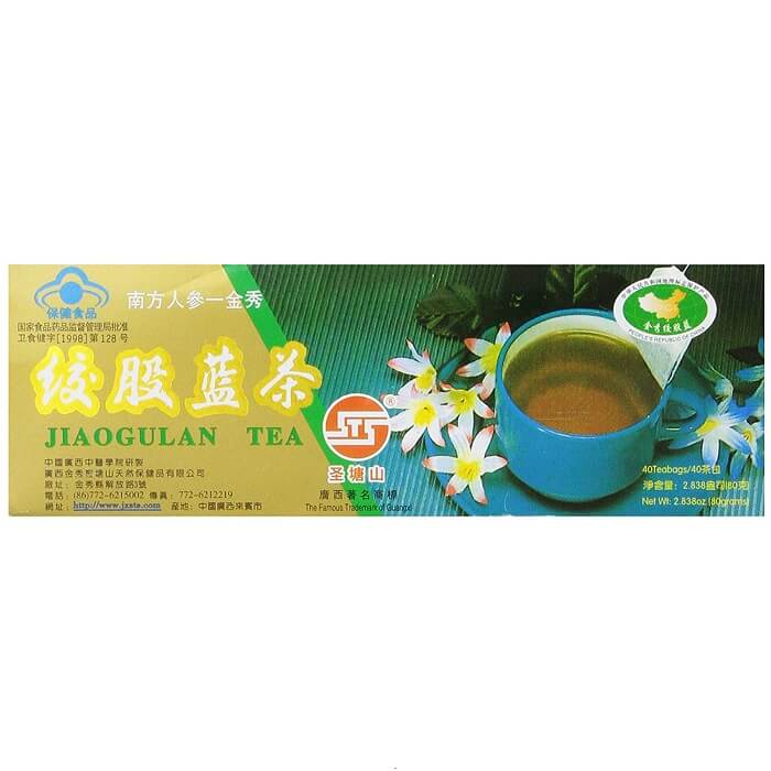 Chinese Jiaogulan Tea (40 Teabags) - Buy at New Green Nutrition