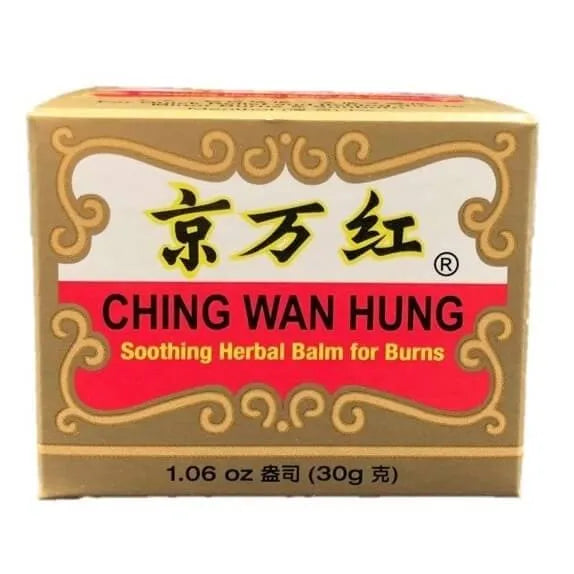 Ching Wan Hung - Soothing Herbal Balm for Burns (1.06 oz) - Buy at New Green Nutrition
