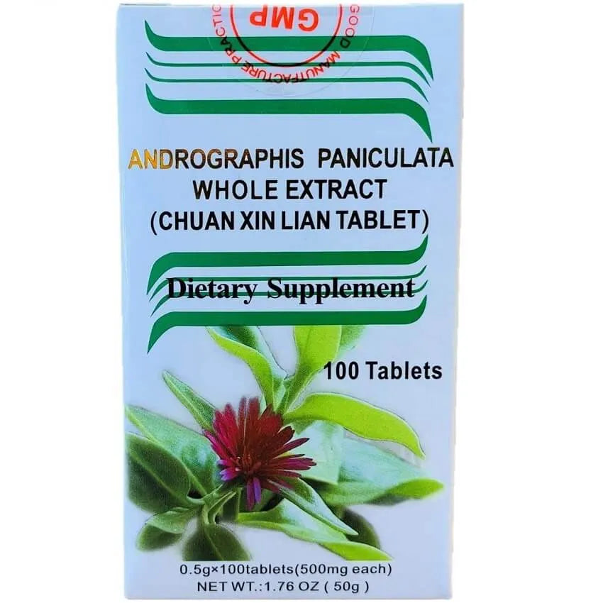 Chuan Xin Lian Extra Strength 500mg (100 Tablets) - Buy at New Green Nutrition