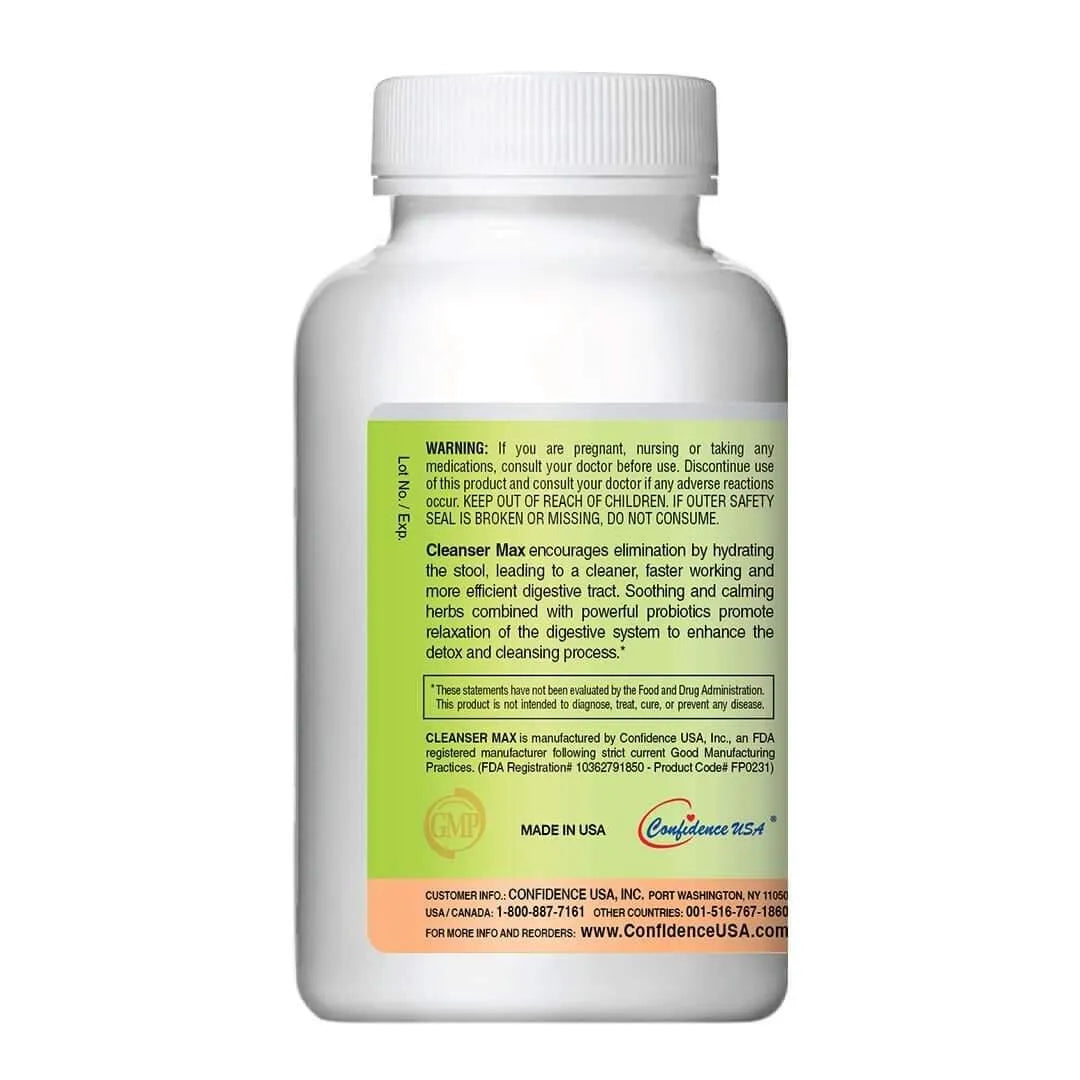 Cleanser Max (60 Capsules) – New Green Nutrition