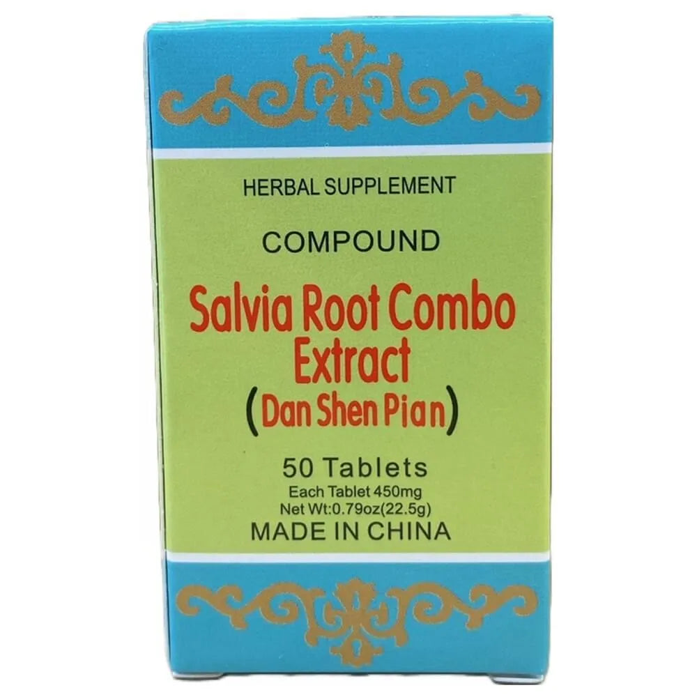 Compound Dan Shen Pian, Salvia Root Combo (50 tablets) - Buy at New Green Nutrition