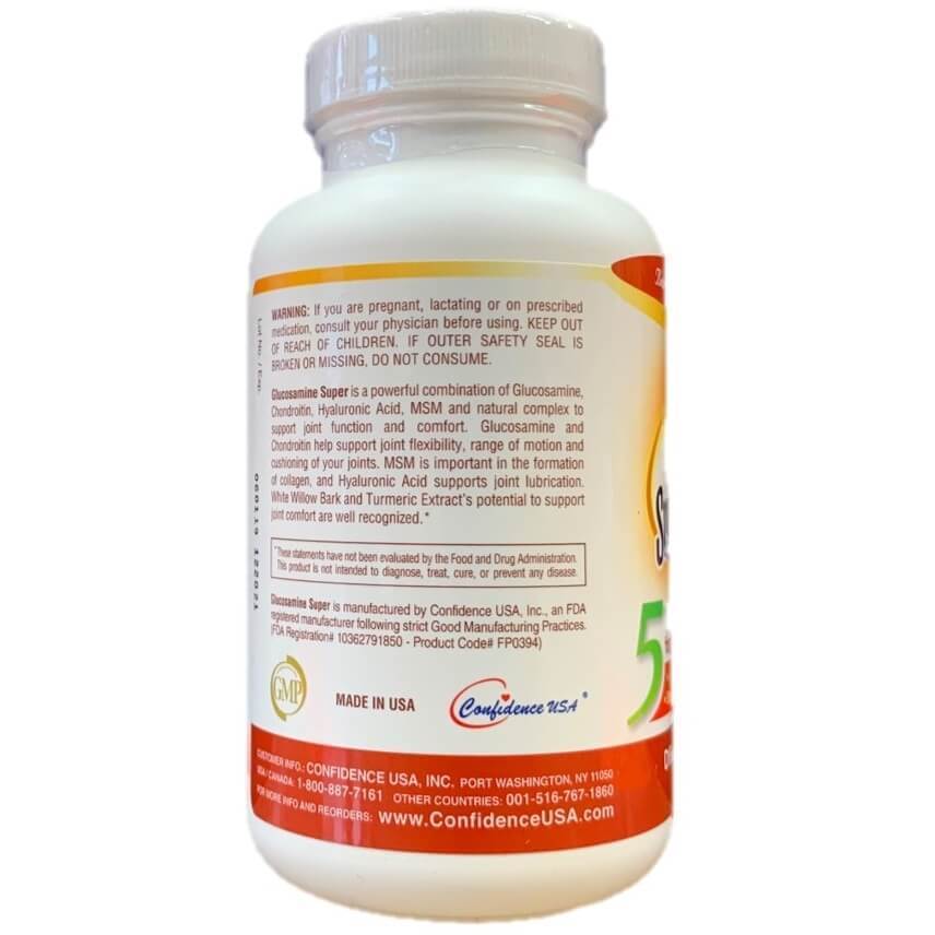 Confidence Glucosamine Plus Super (120 Tablets) - Buy at New Green Nutrition