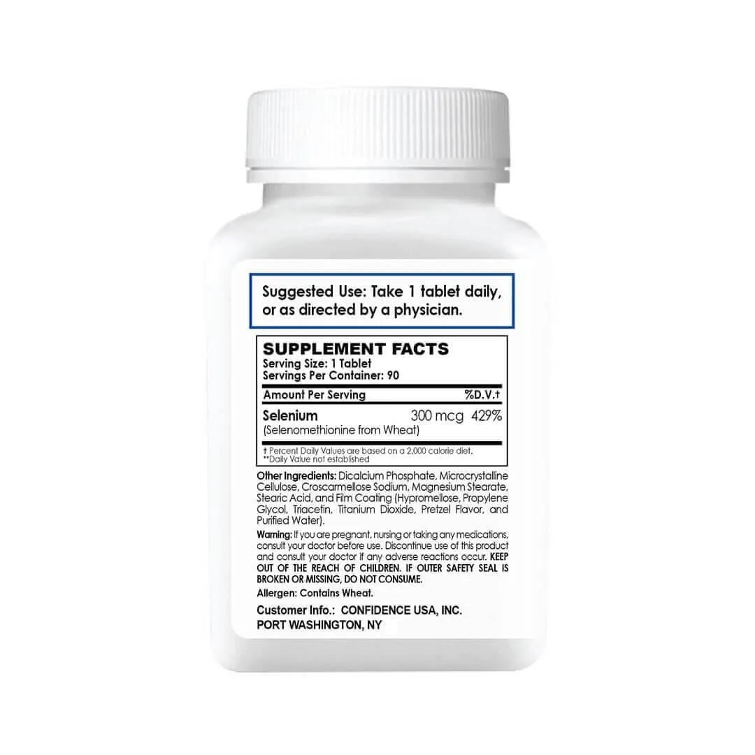 Confidence Selenium Max, 300mcg (90 Tablets) - Buy at New Green Nutrition
