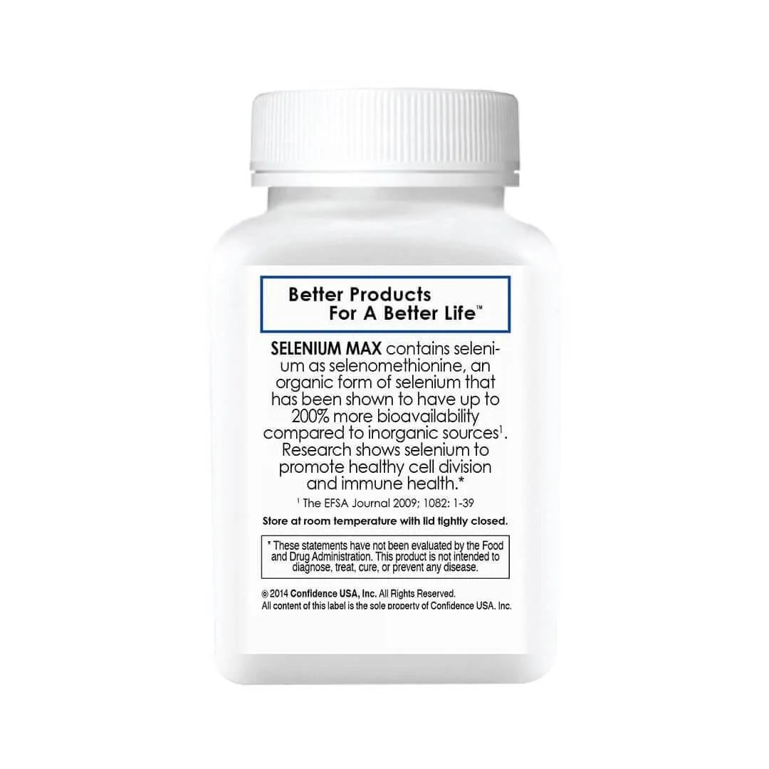 Confidence Selenium Max, 300mcg (90 Tablets) - Buy at New Green Nutrition