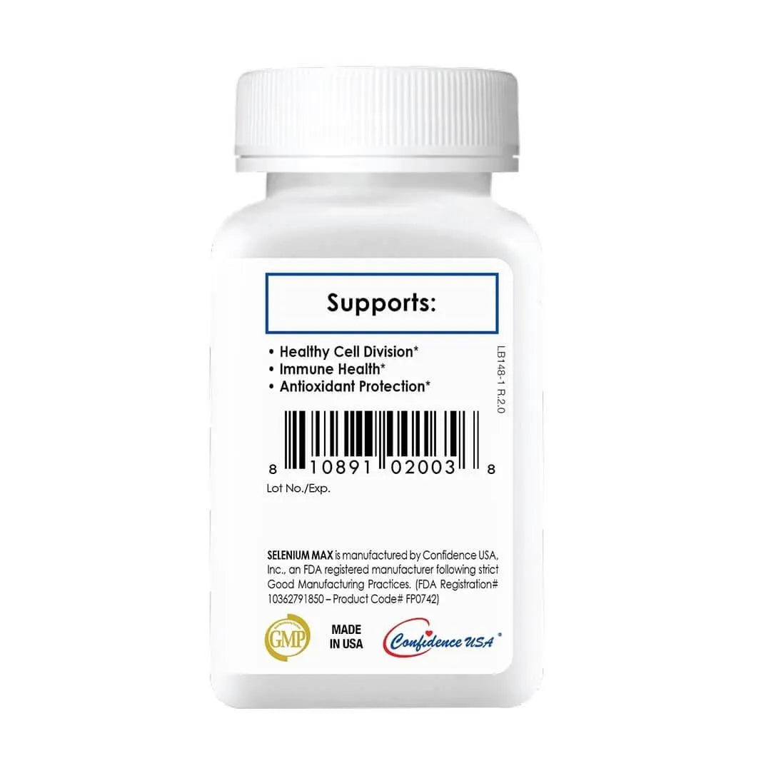Confidence Selenium Max, 300mcg (90 Tablets) - Buy at New Green Nutrition