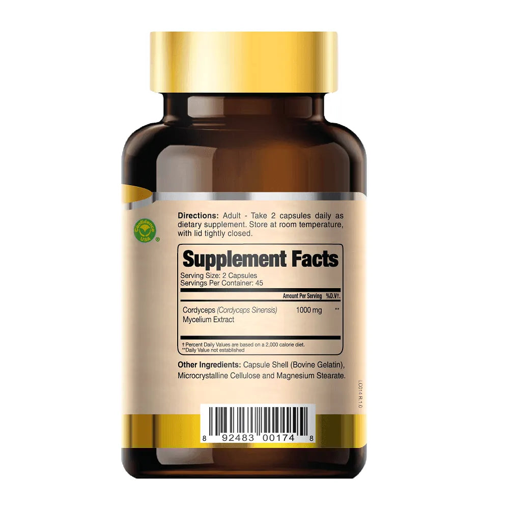 Cordyceps-Pure, Cordyceps Immune Enhancing Mushroom (90 Capsules) - Buy at New Green Nutrition