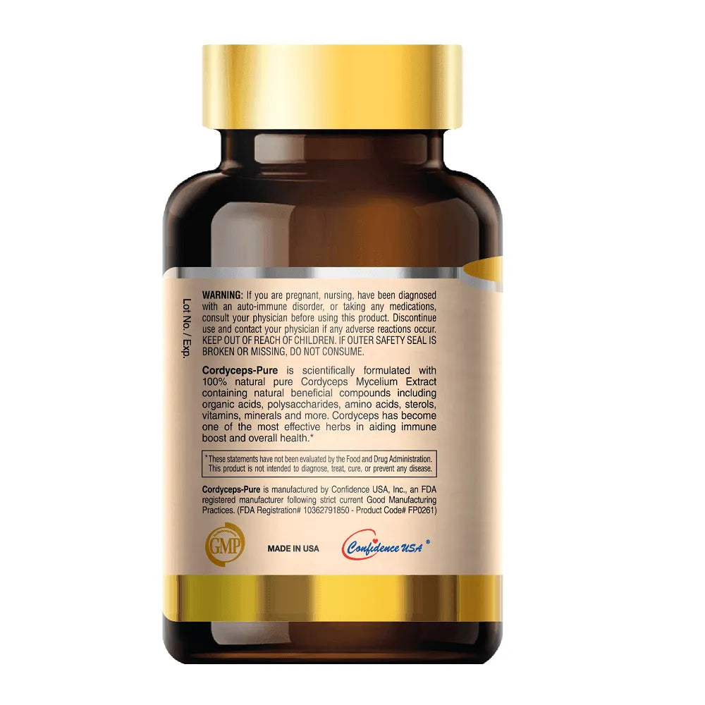 Cordyceps-Pure, Cordyceps Immune Enhancing Mushroom (90 Capsules) - Buy at New Green Nutrition