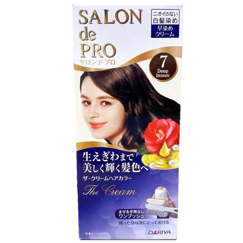Dariya Salon De Pro Hair Dye Color Kit (#7 Deep Brown Color) - Buy at New Green Nutrition