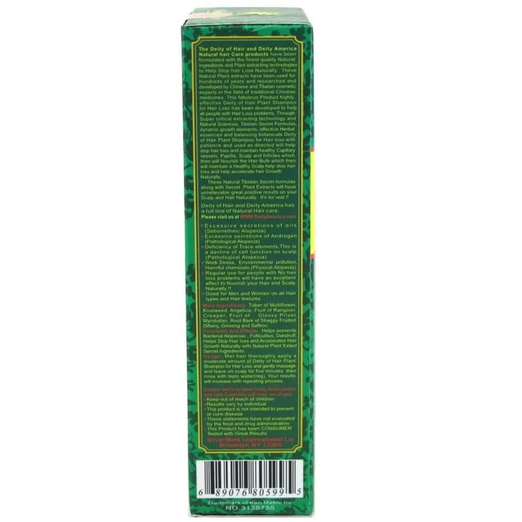 Deity of Hair Plant Shampoo for Hair Loss (8 oz) - Buy at New Green Nutrition