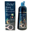 Dexe Black Hair Dye Shampoo, 3 in 1 Hair Color Shampoo Black Color (400 ML)