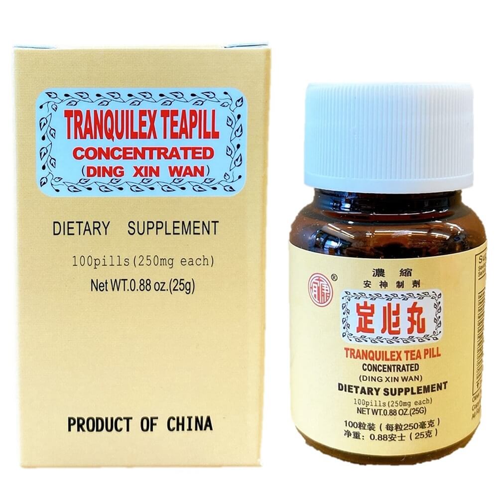 Ding Xin Wan, Tranquilex Teapill 250mg (100 Pills) - Buy at New Green Nutrition